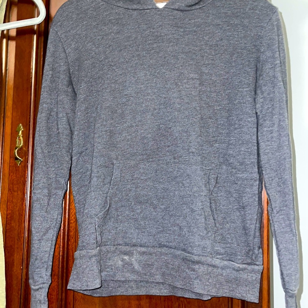 forever 21 dark wash gray long sleeve shirt